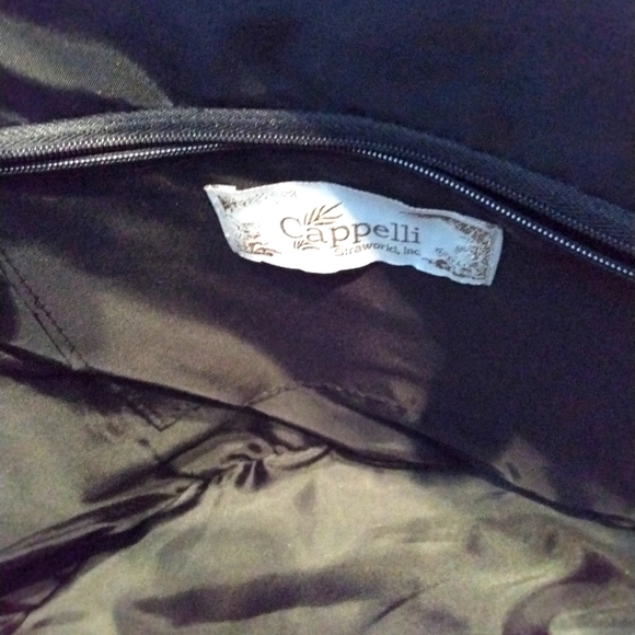 Cappelli ladies animal print straw bag, Large - Picture 12 of 13